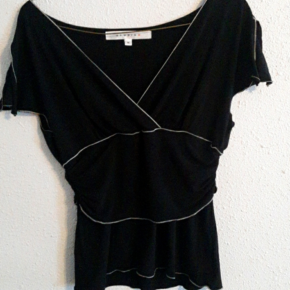 Black top with Skirt